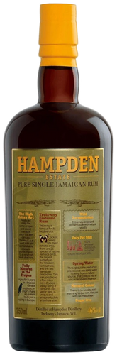 An image of a bottle of Hampden Estate 8 Year Old Jamaican Rum 700ml