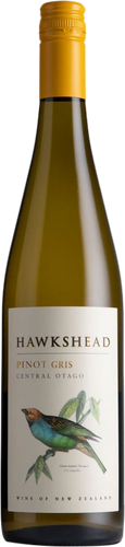 An image of a bottle of Hawkshead Pinot Gris from Central Otago, New Zealand