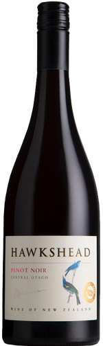 An image of a bottle of Hawkshead Pinot Noir from Central Otago
