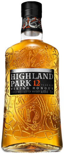 An image of a bottle of Highland Park 12YO Viking Honour Scotch Single Malt Whisky