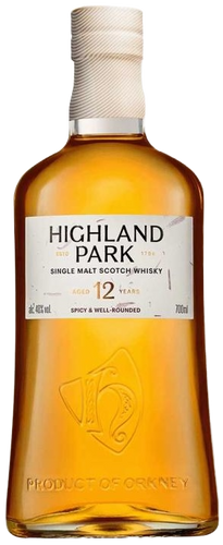 HIGHLAND PARK 12 YEAR OLD SINGLE MALT WHISKY