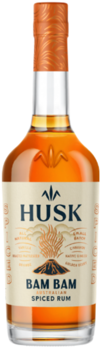 An image of a bottle of Husk Bam Bam Australian Spiced Rum 700ml