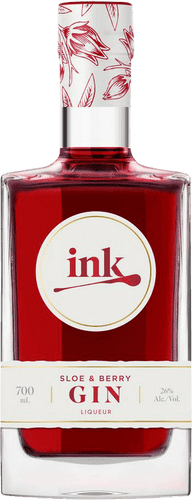 An image of a bottle of an Ink Sloe & Berry Australian Gin