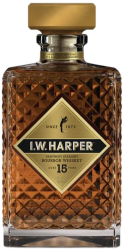 A bottle of I_W_Harper_15_Year_Old_Kentucky_Straight_Bourbon_Whiskey_750ml