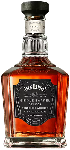 An image of a stunning bottle of Jack Daniel's 'Single Barrel Select' Tennessee Whiskey, 700ml
