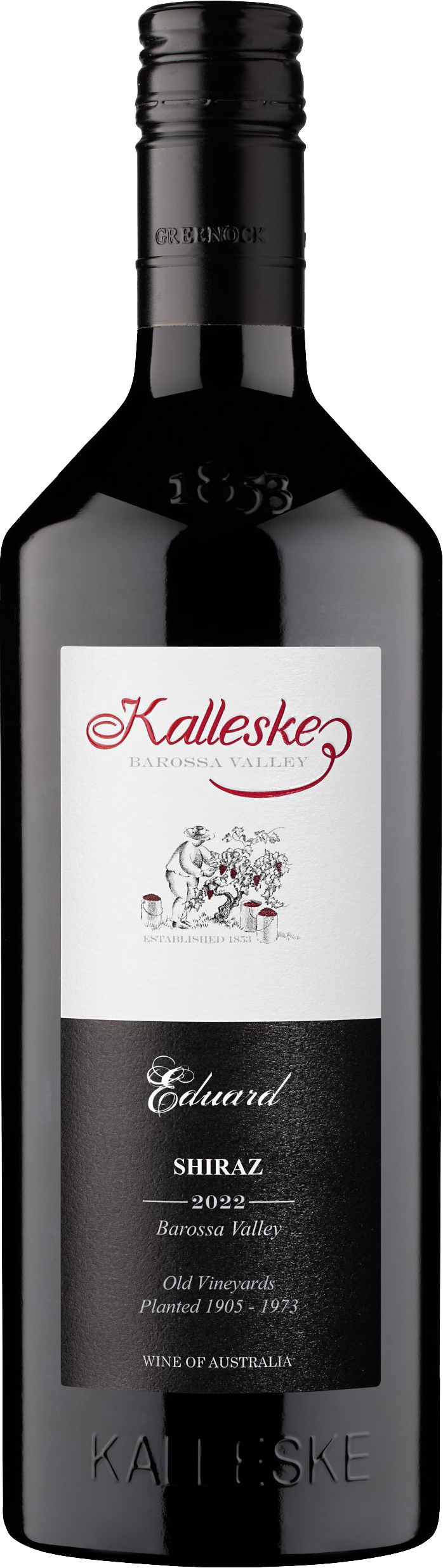 Load image into Gallery viewer, Kalleske Eduard Shiraz red wine bottle with label