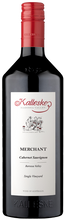 Load image into Gallery viewer, Red wine bottle of Kalleske Merchant Cabernet Sauvignon on white background.