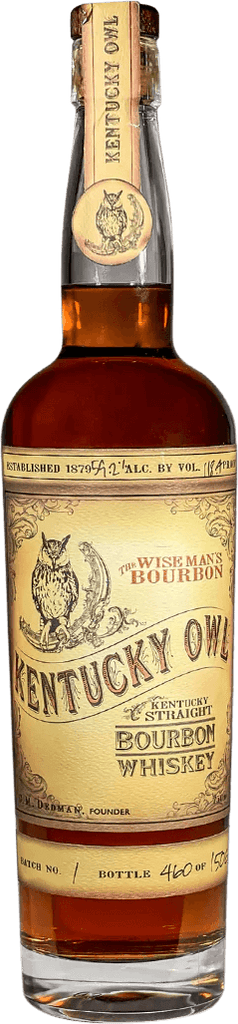An image of a bottle of Kentucky Owl Bourbon Whiskey