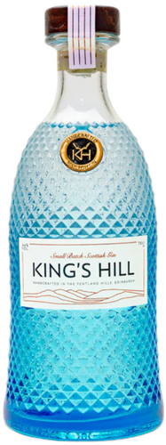 An image of a bottle of the stunning King's Hill Scottish Gin, 700ml