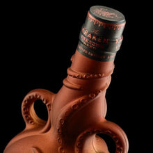 Load image into Gallery viewer, Kraken bottle neck with octopus design on a black background