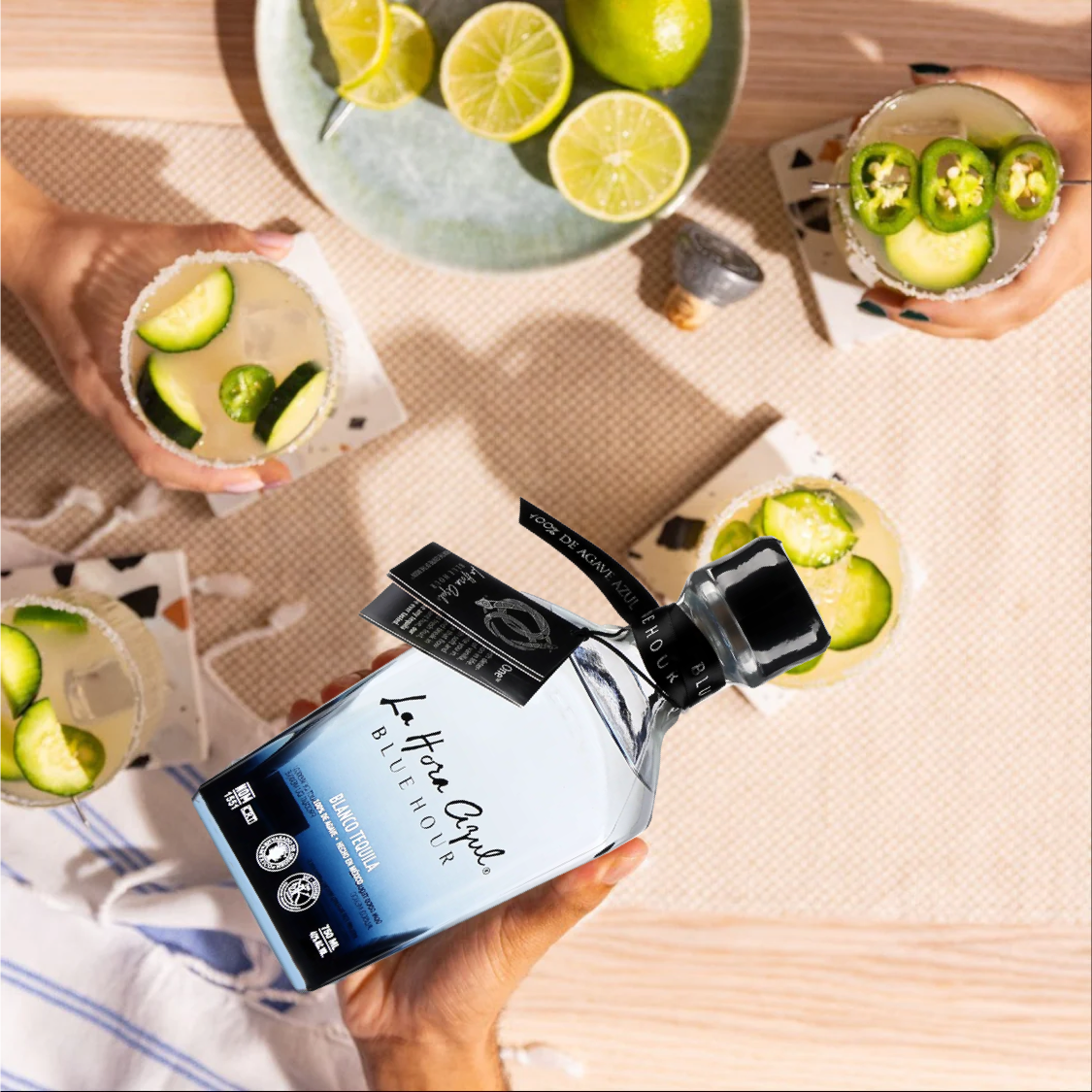 Load image into Gallery viewer, La Hora Azul Blue Hour Blanco Tequila