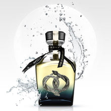 Load image into Gallery viewer, Bottle of La-Hora-Azul-Blue-Hour-Reposado-Tequila with water splash effect on a white background