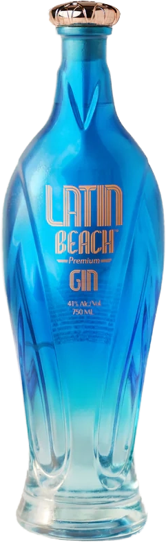 Load image into Gallery viewer, A bottle of Latin Beach Gin on a white background