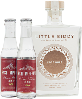 Little Biddy Rose Gold Gin Gift Box