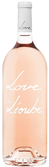 An image of a bottle of 'Love' Provence Rosé by Léoube Magnum 1,500ml