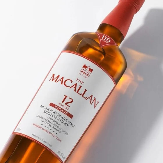 Macallan 12 Year Old Sherry Oak – Luxury Speyside Single Malt Gift