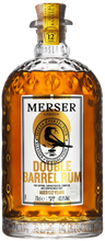 Load image into Gallery viewer, An image of a bottle of Merser &amp; Co. Double Barrel Golden Brown Rum