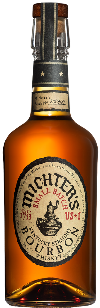 An image of a bottle of Michter's small batch Kentucky Straight Bourbon Whiskey