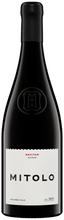 Load image into Gallery viewer, Mitolo-Savitar-Shiraz bottle with white label featuring &#39;Mitolo&#39; branding.