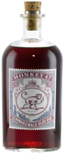 Load image into Gallery viewer, Bottle of Monkey 47 Schwarzwald Sloe Gin with a cork lid on a white background