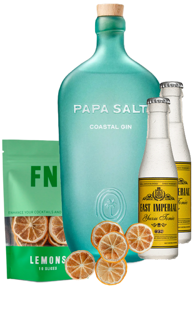 An image of a Papa Salt Coastal Gin Gift Box Hamper