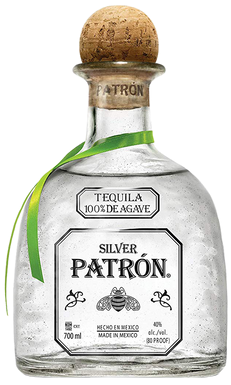 An image of a bottle of Patrón Silver Tequila 700ml