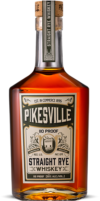 An image of a bottle of Pikesville 6YO Straight Rye 55% Whiskey 750ml