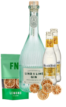 Load image into Gallery viewer, An image of a bottle of Port Leith Lind &amp; Lime Gin Gift Box Hamper