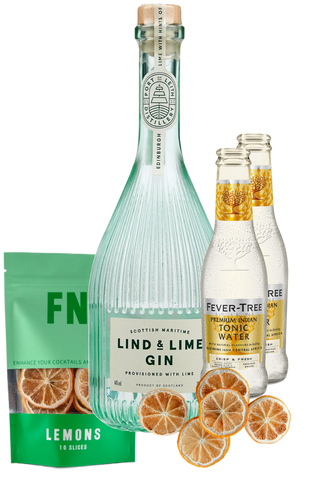 An image of a bottle of Port Leith Lind & Lime Gin Gift Box Hamper