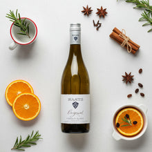 Load image into Gallery viewer, Bottle of Raats Original Chenin Blanc wine with oranges, cinnamon, and rosemary on a white background