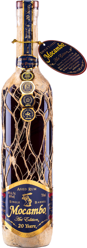 An image of a bottle of Ron Mocambo Art Edition 20 Year Old Dark Rum 