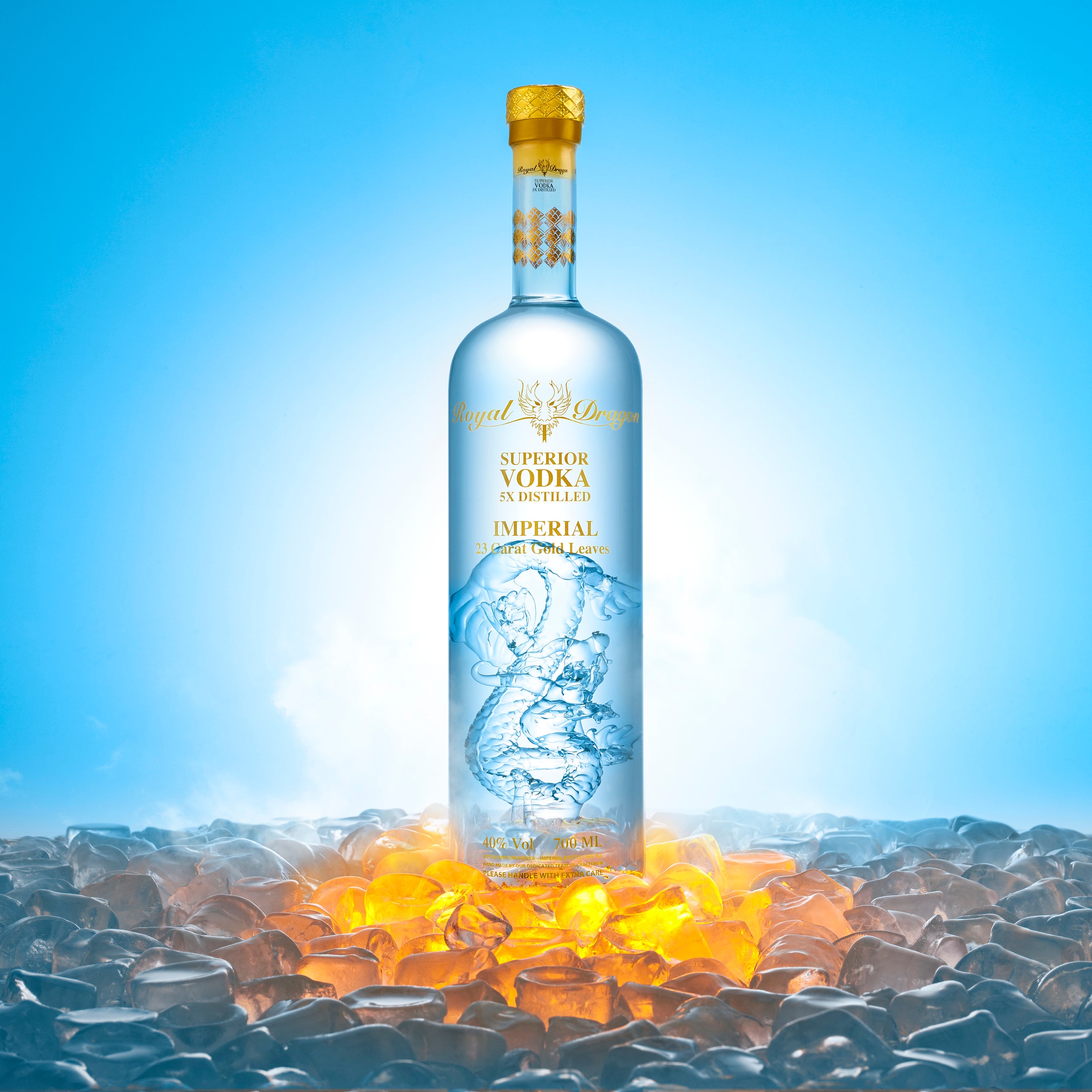 Royal Dragon Imperial Vodka – Premium Gold Vodka – COVE 27