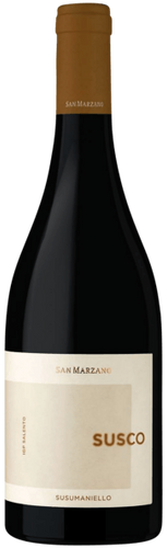 An image of a bottle of San Marzano Susco Susumaniello Salento red wine