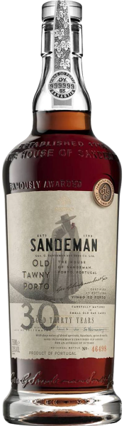 an image of a bottle of Sandeman Porto Tawny 30 Year Old Port wine