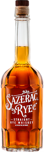 An image of a bottle of Sazerac Straight Rye American Whiskey 750ml, the one and only whiskey from New Orleans