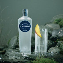 Load image into Gallery viewer, Scapegrace vodka bottle with a cocktail on a stone surface