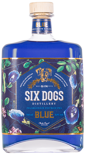 Six Dogs Blue Classic Dry Gin