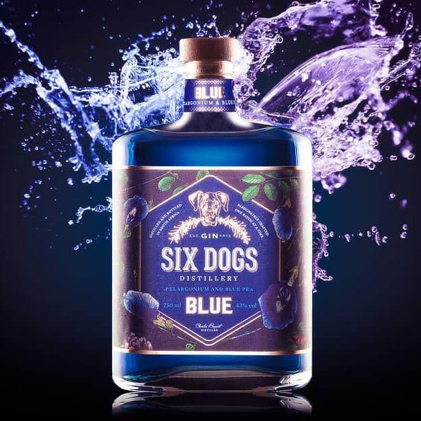 Load image into Gallery viewer, Six Dogs Blue Classic Dry Gin