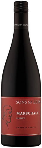 An image of a bottle of Sons of Eden 'Marschall' Shiraz 750ml