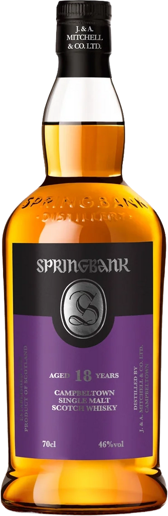 Springbank 18 Year Old Single Malt Whisky