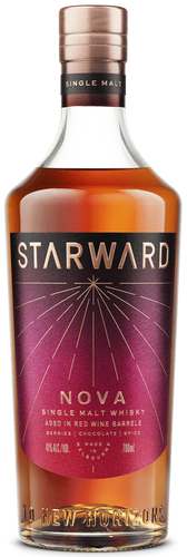 An image of a bottle of Starward 'Nova' Single Malt Whisky from Australia, 700ml