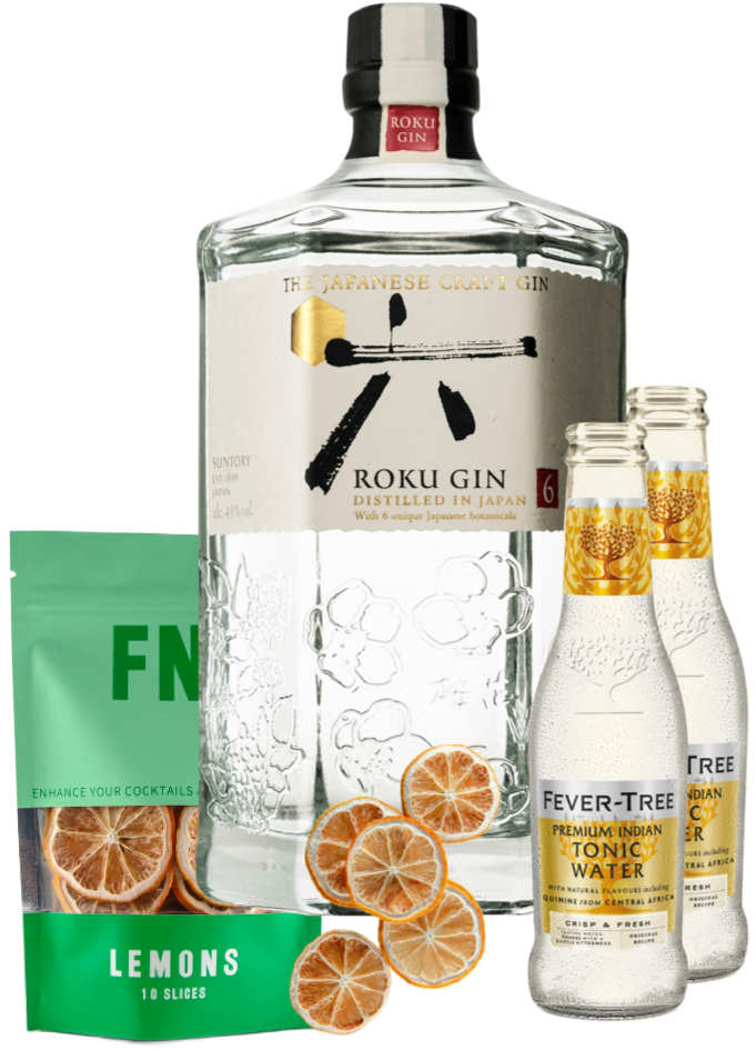 An image of a Suntory Roku Craft Gin Gift Box Hamper