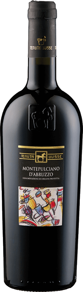 An image of a bottle of Tenuta Ulisse Montepulciano d'Abruzzo Italian red wine