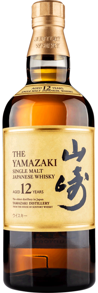 An image of a bottle of Yamazaki 12 Year Old Single Malt Japanese Whisky