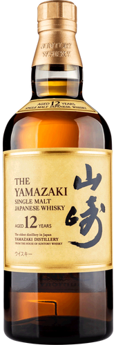 An image of a bottle of Yamazaki 12 Year Old Single Malt Japanese Whisky