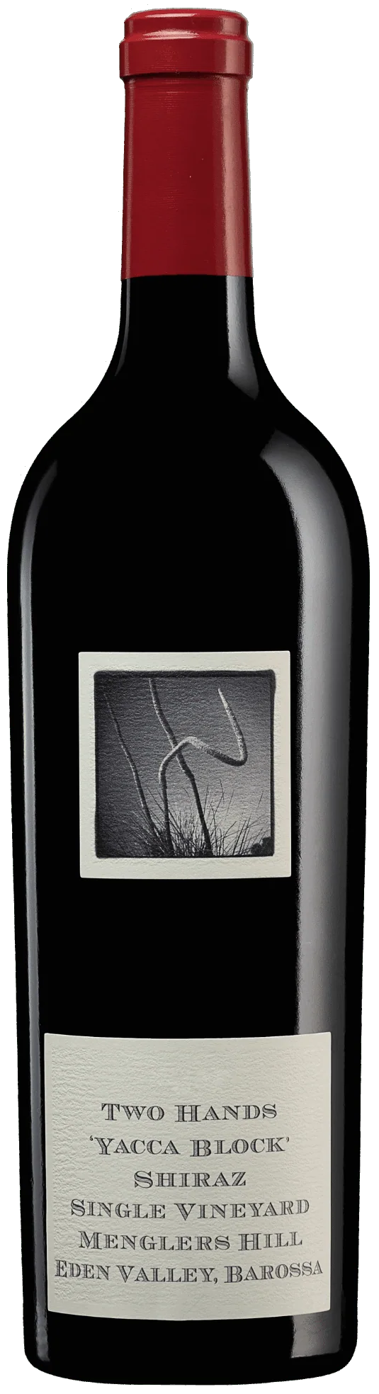 Load image into Gallery viewer, Two Hands Yacca Block Shiraz red wine bottle with a visible label on a white background