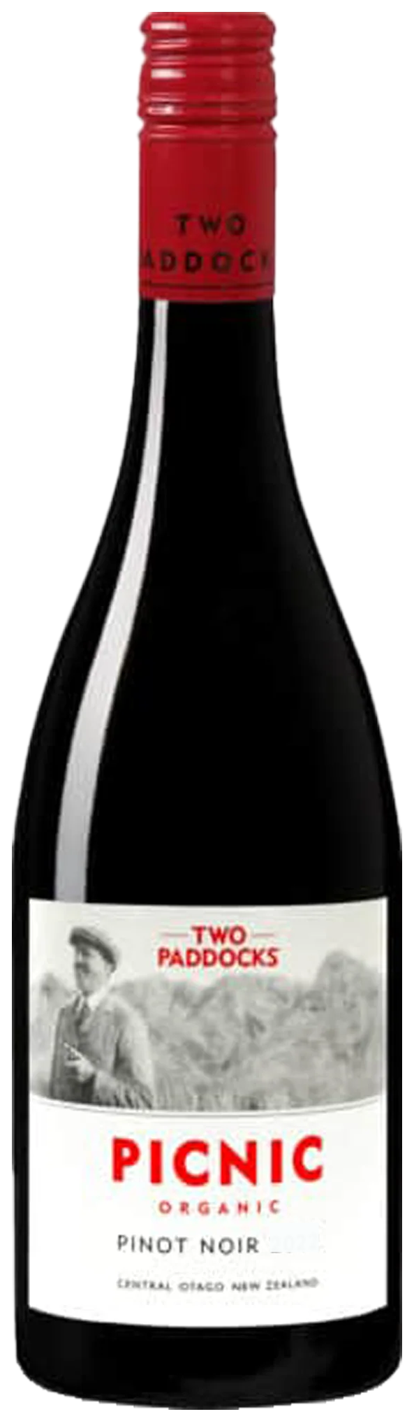 An image of a bottle of Two Paddocks Picnic Central Otago Pinot Noir 750ml