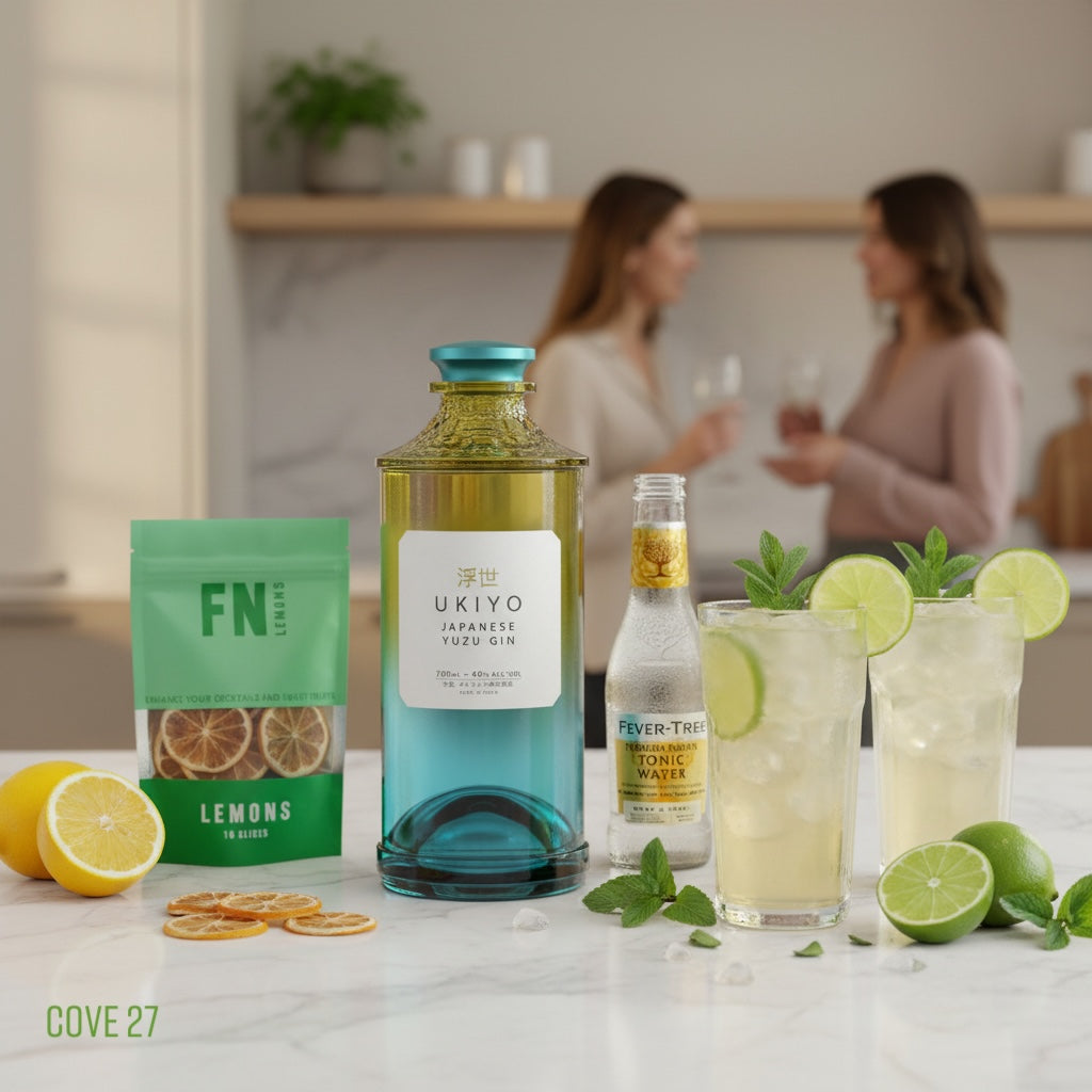 Load image into Gallery viewer, UKIYO Yuzu Citrus Gin Gift Box