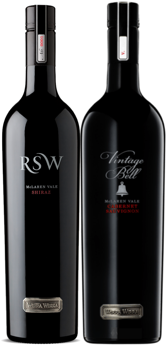 An image of the Wirra Wirra Red Wine Gift Box, including two bottles of superb Wirra red wines
