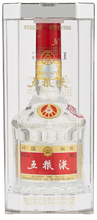 Load image into Gallery viewer, An image of a bottle of Wu Liang Ye Crystal Baijiu 500ml in its stylish transparent packaging